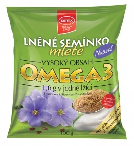 Lněné semínko mleté 100g Semix